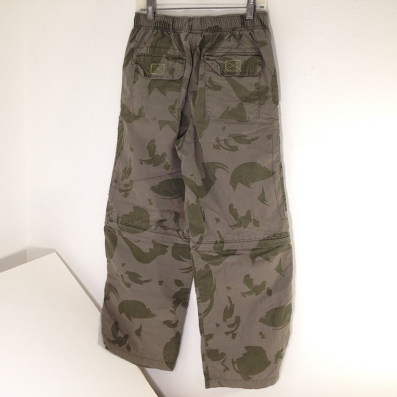 Mossimo Cargo Supply Camo Pants Elastic Waist 25-28 / 26  Converts to Shorts - Picture 3 of 10